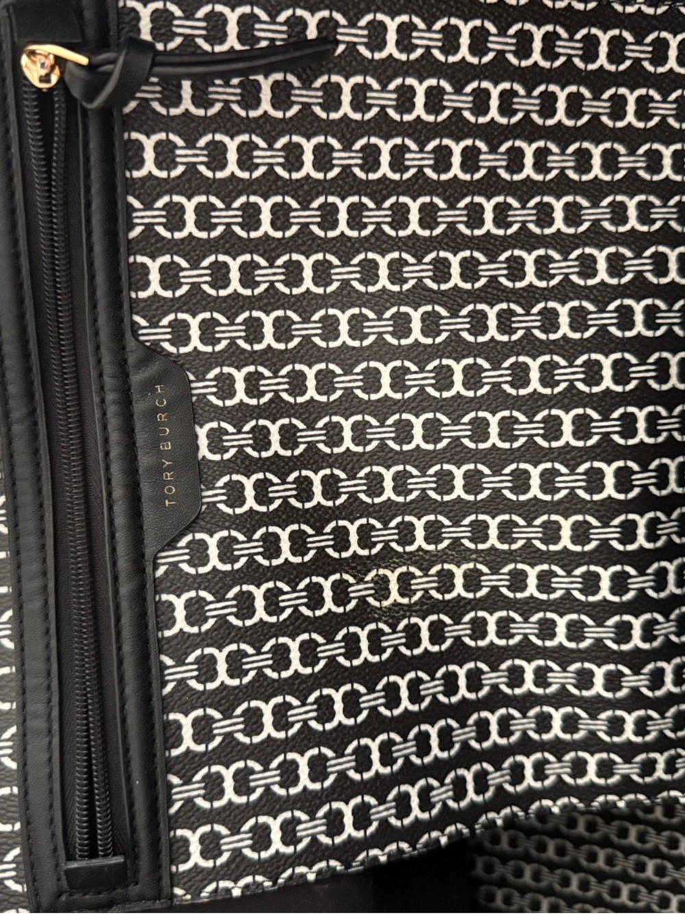 Tory Burch Black Gemini Link Tote - Picture 3 of 5